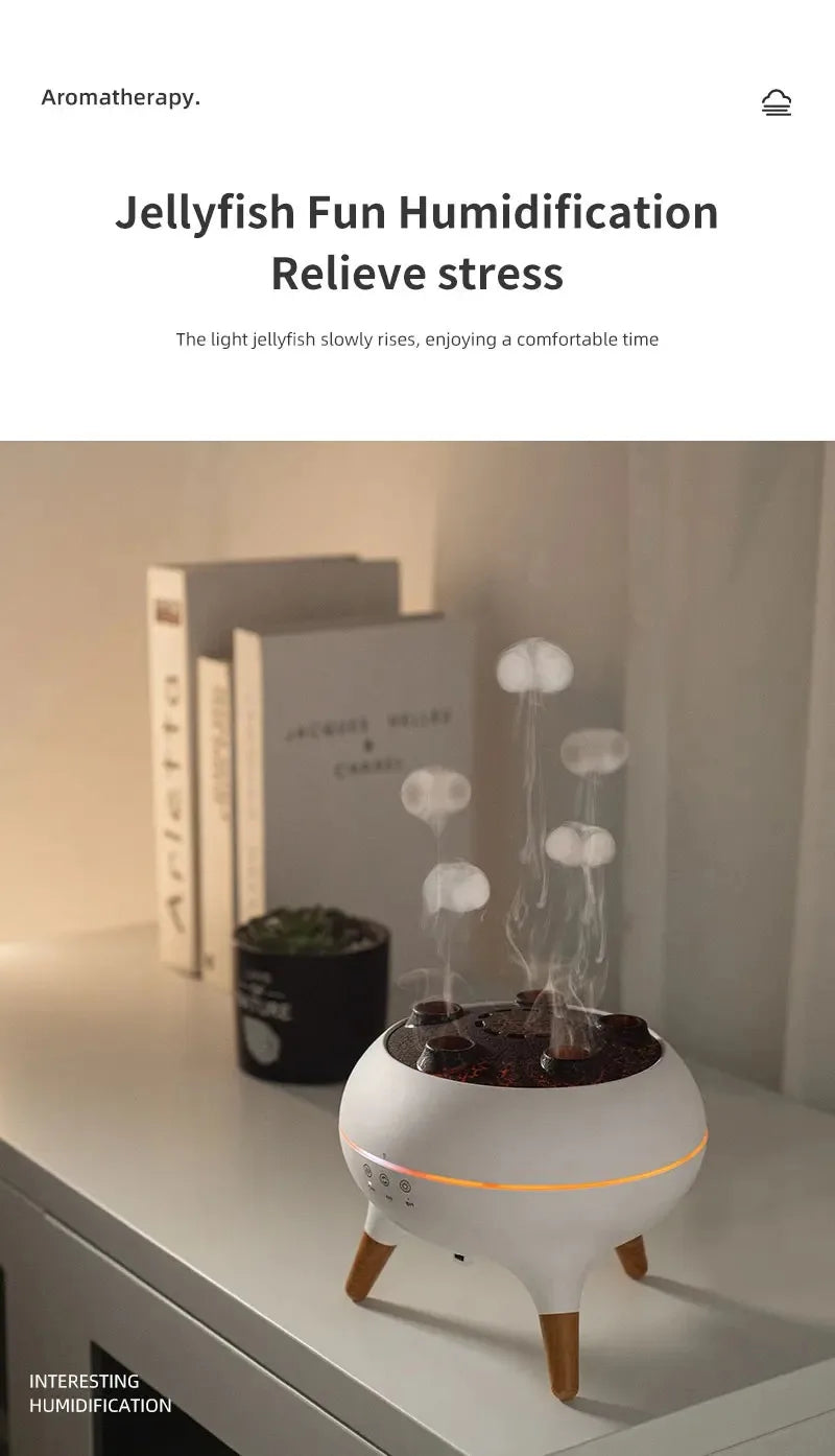 Flame Aromatherapy Essential Oil Diffusers 250ML,Air Diffuser/Humidifier, for Home, Bedroom,Large Room