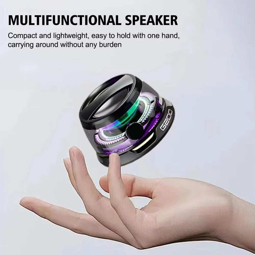 Magnetic Portable Bluetooth Speaker G200 Mini Sound Box Magnetic Bluetooth Multifunctional Rgb Speaker Bluetooth 5.3